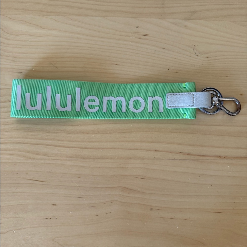 Lululemon Athletica Green Keychain